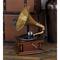 Copper Wood and Metal Vintage Gramophone, 28" x 18" x 16"